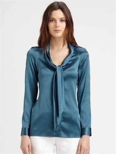 burberry blouse blauw|burberry blouses for women.